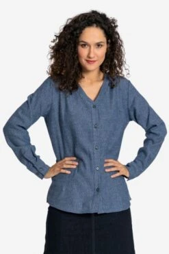 Flanellbluse Für Damen