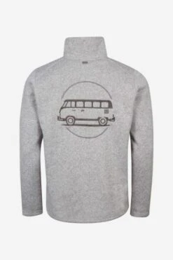 Fleecejacke Mit Bulli Stick Für Herren -Fashion Liebe elkline bulli fleecejacke 1014081 104000 voyager 2 1