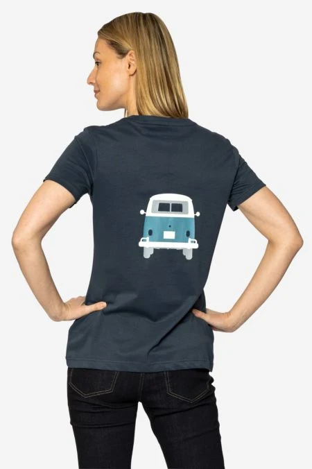 Bulli T-Shirt Aus Reiner Bio-Baumwolle Für Damen 4 Bulli T-Shirt Aus Reiner Bio-Baumwolle Für Damen – Bild 2