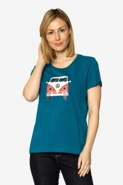 Bulli T-Shirt Aus Reiner Bio-Baumwolle Für Damen