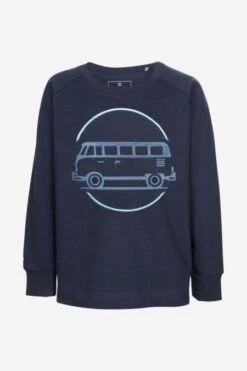 Bulli Sweatshirt Aus Bio-Baumwoll Mix Für Kinder