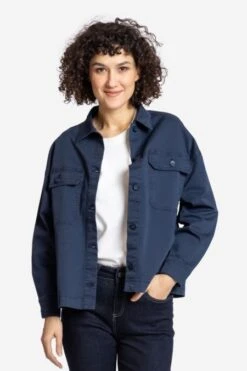 Hemdjacke Aus Bio-Baumwolle Für Damen -Fashion Liebe elkline damen baumwolle jacke 2010009 251000 experience 01 p