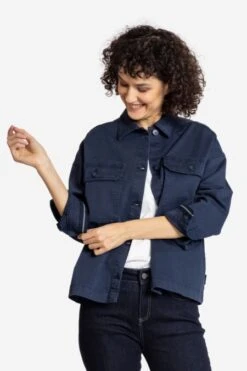 Hemdjacke Aus Bio-Baumwolle Für Damen -Fashion Liebe elkline damen baumwolle jacke 2010009 251000 experience 03 p