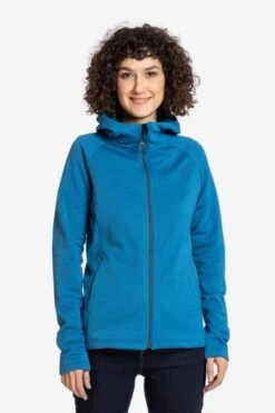 Stretch Fleecejacke Mit Kapuze Für Damen