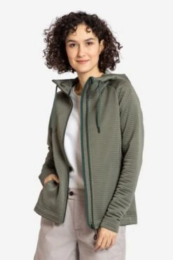 Fleecejacke Mit Kapuze Für Damen