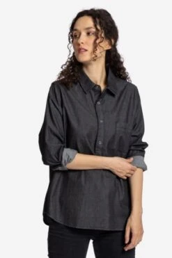 Classic Jeansshirt Für Damen