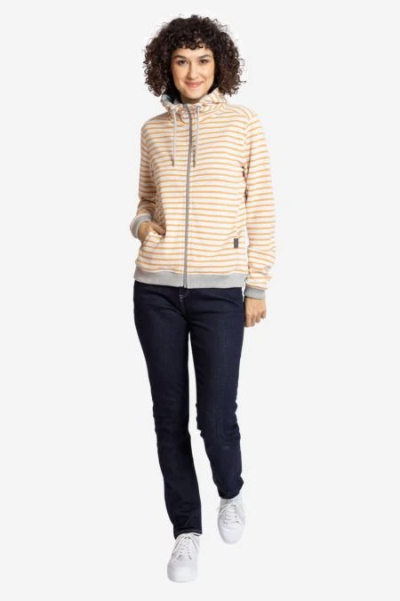 Ringel Sweatjacke Mit Kapuze Für Damen 8 Ringel Sweatjacke Mit Kapuze Für Damen – Bild 6