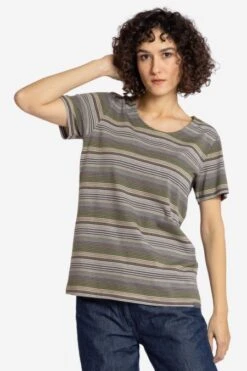 Gestreiftes T-Shirt Für Damen