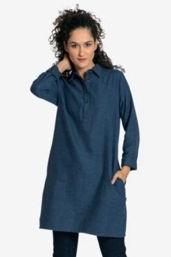 International Flanellkleid Für Damen