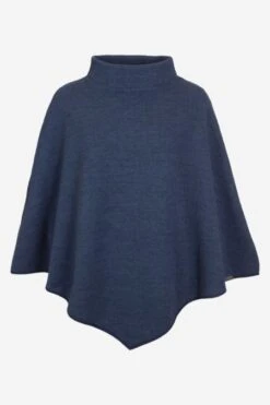Fleece Poncho Für Damen
