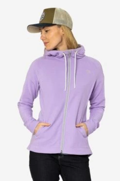 Fleecejacke Mit Kapuze Für Damen