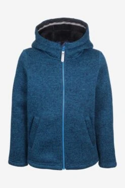 Gefütterte Fleecejacke Mit Kapuze Für Kinder