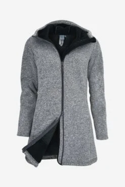 Winddichter Fleecemantel Mit Membran Für Damen -Fashion Liebe elkline fleecemantel elkline fleecemantel 2013050 150100 morning dew 04 low