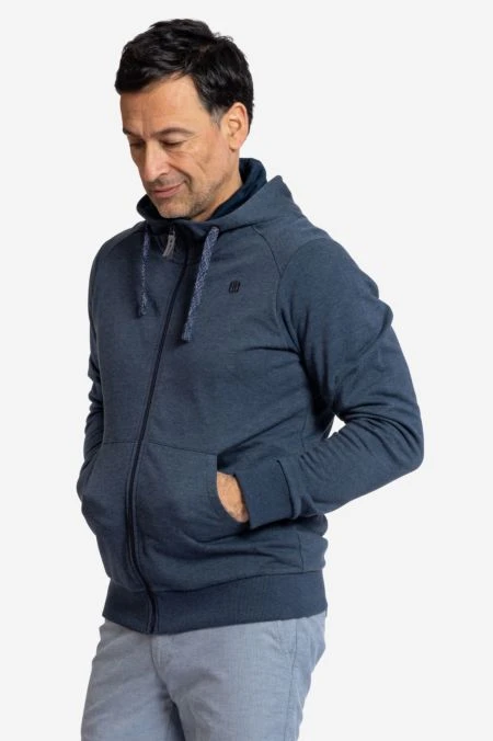 Sweatjacke Aus Bio-Baumwoll Mix Für Herren 4 Sweatjacke Aus Bio-Baumwoll Mix Für Herren – Bild 2