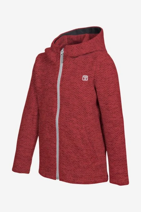 Strickfleecejacke Mit Kapuze Für Kinder 4 Strickfleecejacke Mit Kapuze Für Kinder – Bild 2