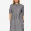 Kleid Aus Hanf Und Bio-Baumwolle Für Damen 1 Kleid Aus Hanf Und Bio-Baumwolle Für Damen -Fashion Liebe elkline kleid 2059022 110000 imagine 7 1