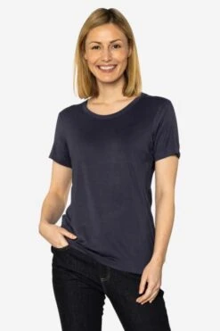 T-Shirt Aus Bambus Viskose Mix Für Damen