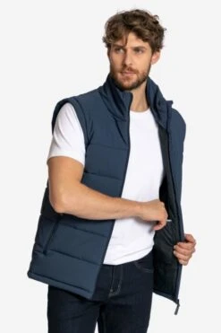 Vegane Steppweste Für Herren -Fashion Liebe elkline steppweste 1025007 blueshadow warm up 4 neu