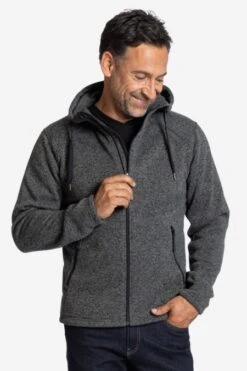 Strickfleecejacke Mit Kapuze Für Herren -Fashion Liebe elkline strickfleecejacke 1014073 102100 lagerfeuer 1b m