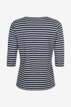 Rainbow Ringel Sweatpullover Mit 3/4 Ärmel Für Damen -Fashion Liebe elkline sweatshirt 2030015 219150 rainbow 2