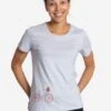 T-Shirt Aus Reiner Bio-Baumwolle Für Damen 2 T-Shirt Aus Reiner Bio-Baumwolle Für Damen -Fashion Liebe elkline tshirt 2036015 234000 flowerbike 1 m