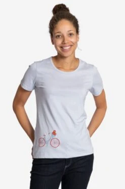 T-Shirt Aus Reiner Bio-Baumwolle Für Damen