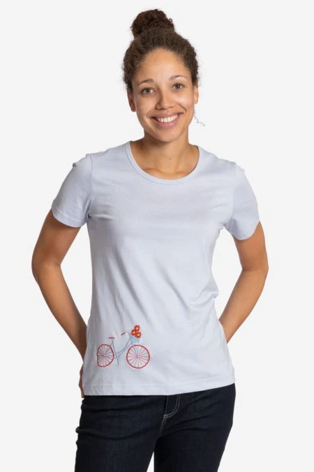 T-Shirt Aus Reiner Bio-Baumwolle Für Damen 3 T-Shirt Aus Reiner Bio-Baumwolle Für Damen